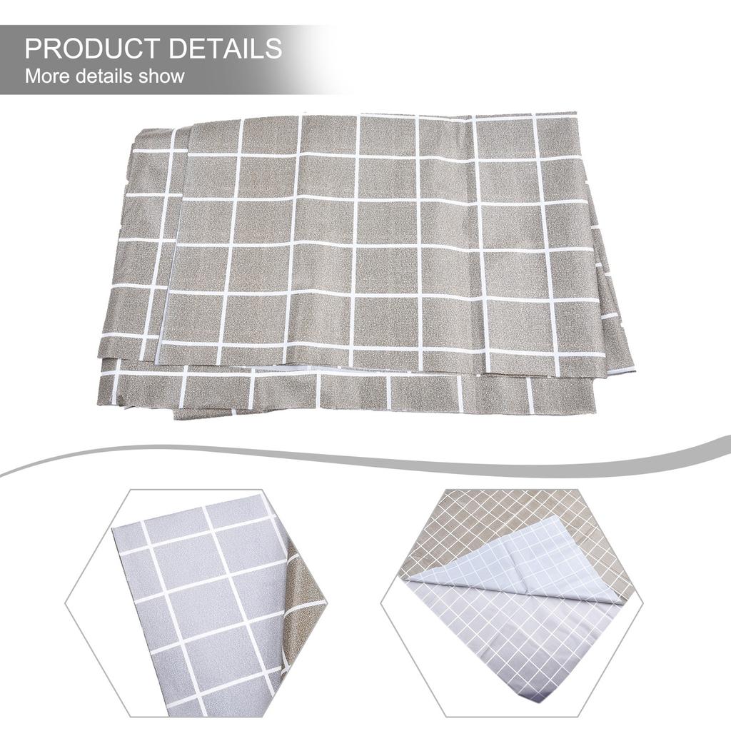 Waterproof PVC Plaid Tablecloth Scaldproof and Disposable High Quality Material