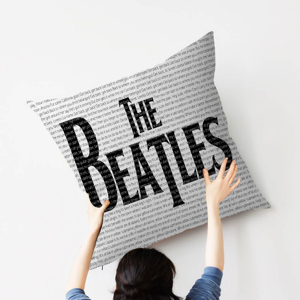 Певец The B-Beatles Подушка Подарки Мебель для дома и офиса Спальня Диван Автомобильная Подушка Чехол 45x45см