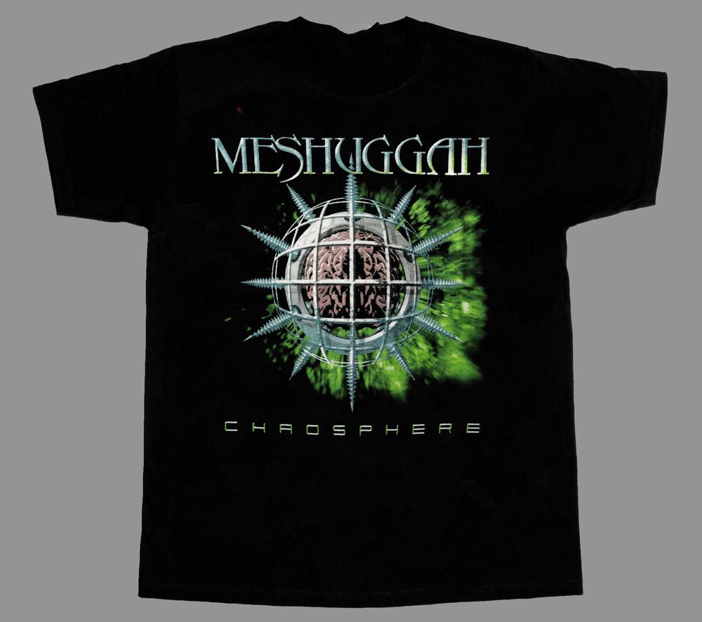 Rare Meshuggah Band Short Sleeve Full Size Unisex Black T-Shirt Unisex T-Shirt