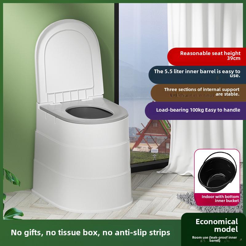 Portable Adult & Elderly Deodorant Toilet Stool for Home