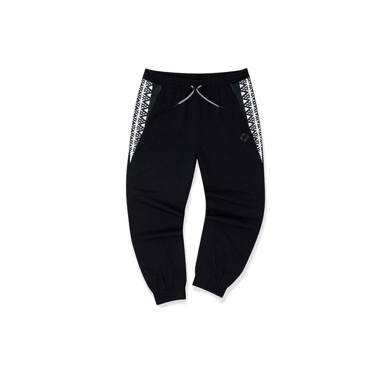 Fila Fusion White Mountaineering Коллаборация Шнуровка Ретро Спортивные Джоггеры Мужские брюки Глубокий Черный T11M047806F-BK