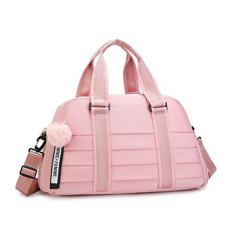 Женская дорожная и спортивная фитнес-сумка кроссбоди большой вместимости, однотонная