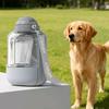 Hipipet Portable Dog Water Bottle With Food Container 34oz Water 10oz Food Leakproof Bpa Free Pet Water Dispenser For Outdoor Walking Hiking Travel