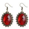 Retro European-American Metal Gem Pendant Earrings - Classic Hot Selling Style