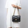 MICHAEL KORS Serena Leather Envelope Bag , Crossbody Bag , Shoulder Bag Regular Women's Black (Unisex) Shoulder Bags 35S2GNRL2U 001