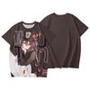 2026 New Hu Tao T-shirt Game Genshin Impact Cosplay 3D Men's T Shirt Summer Fashion Cool Daily Short Sleeve Tee Harajuku Y2k Top