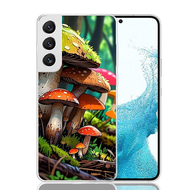 Красочный гриб для Samsung Galaxy S25 S24 S23 S22 Ultra Чехол для телефона S21 Plus S20 FE S10 + S25Edge Fundas Обложка Coque S25 S24 S