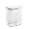Storage Box with Lid for Bathing Clothes Storage Basket for Household Bathroom Transparent Large Wall Hanging Basket for Dirty Clothes Laundry Basket