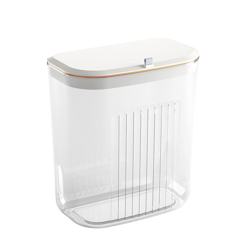 Storage Box with Lid for Bathing Clothes Storage Basket for Household Bathroom Transparent Large Wall Hanging Basket for Dirty Clothes Laundry Basket