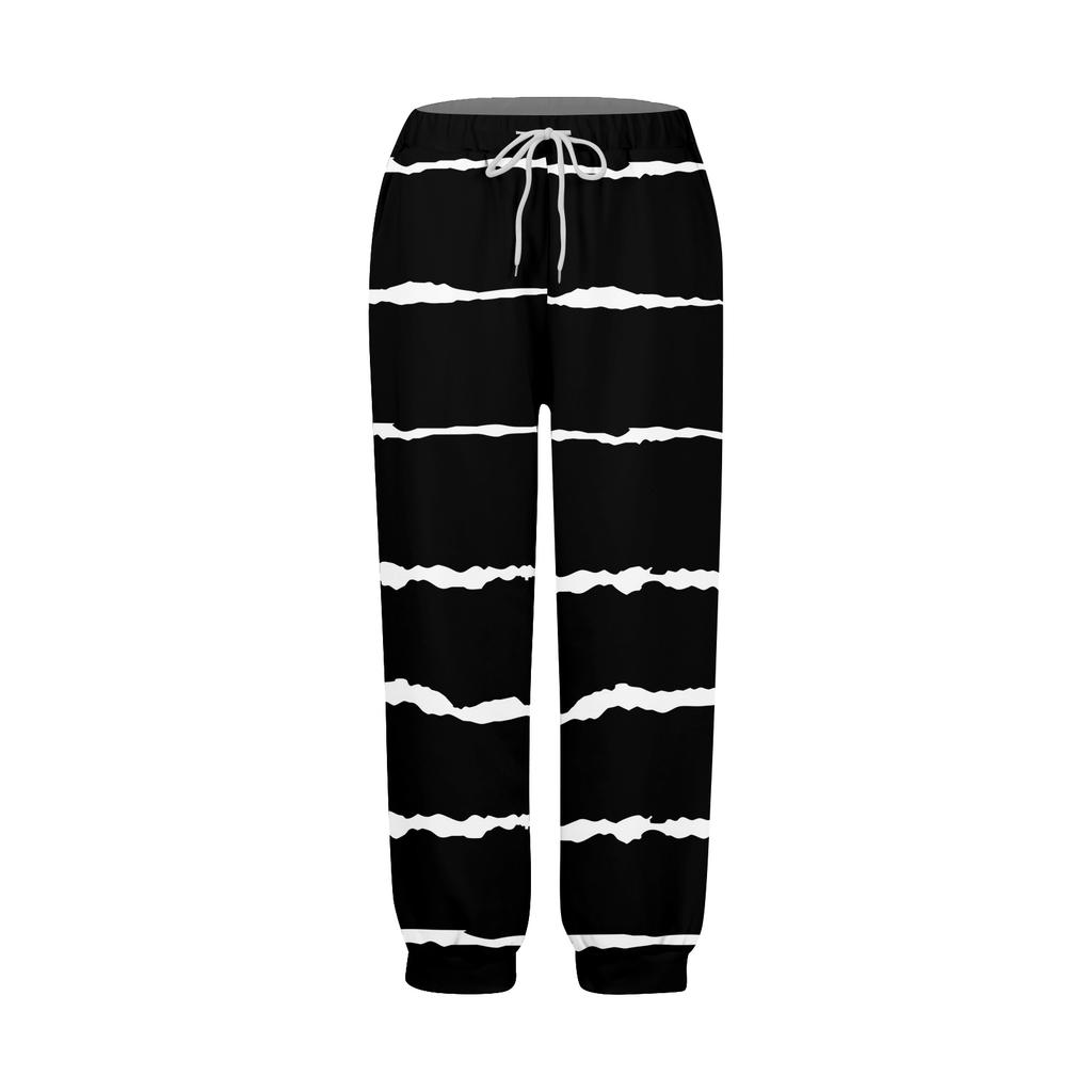 Women's Casual Fashion Home Christmas Print Plush Sweatpants