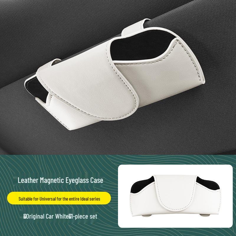Compatible Car Glasses Case & MEGA Sunglasses Clip for L6/L7/L8/L9/i6/i8 Models - Accessories & Storage Solutions