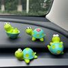 Car Dashboard Ornaments Lovely Turtle Ornament for Car Center Console Decoration Auto Interior Accessories #469740