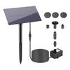 50W 800L/H Solar Power Water Pump Set Low Noise Submersible Water Pump for Bird Bath Pond Garden Decoration Solar Fountain Pump