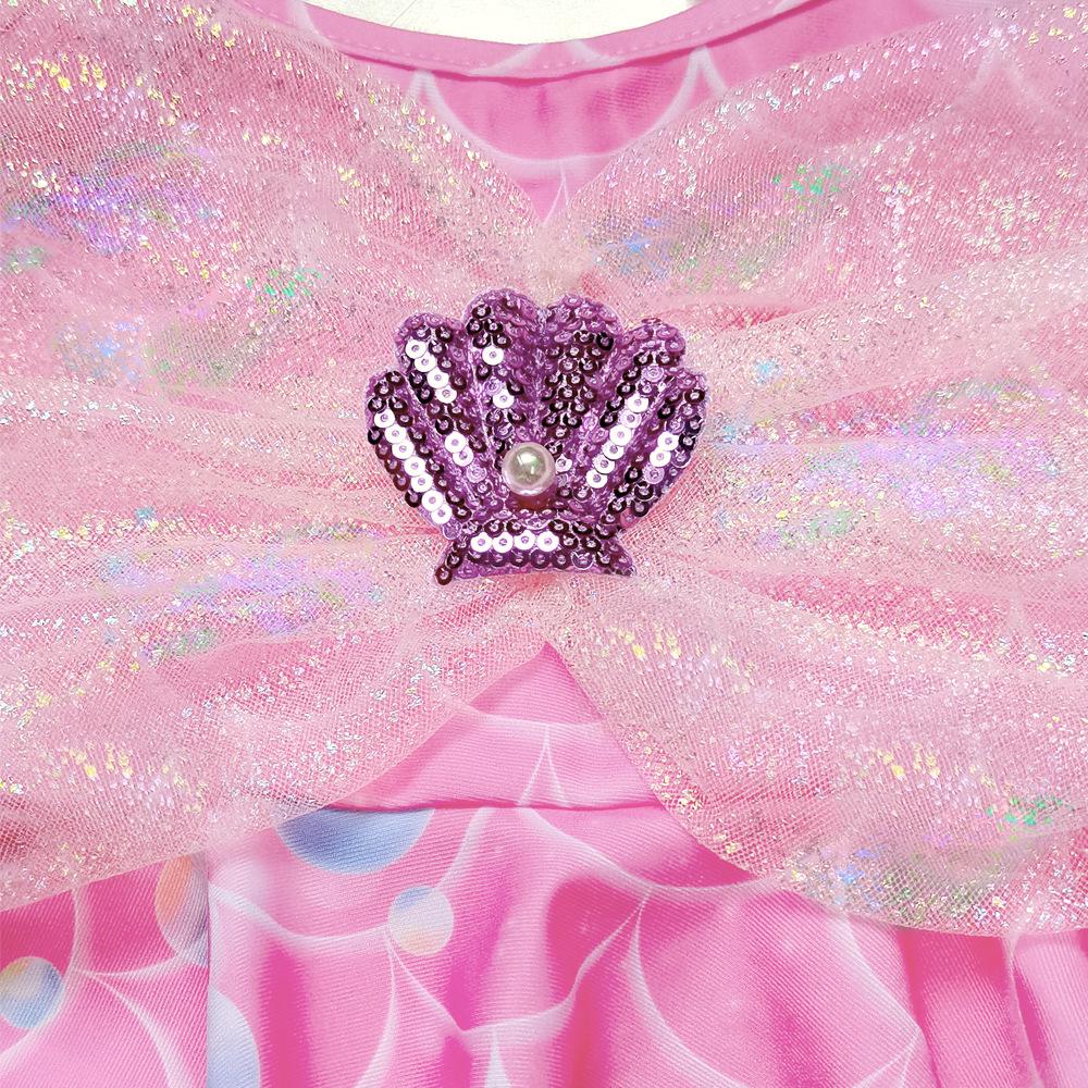 Трехкомпонентный купальный костюм для девочек «Принцесса Ариэль Русалочка»