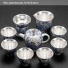 Chaxun Gilded Silver Ceramic Tea Set