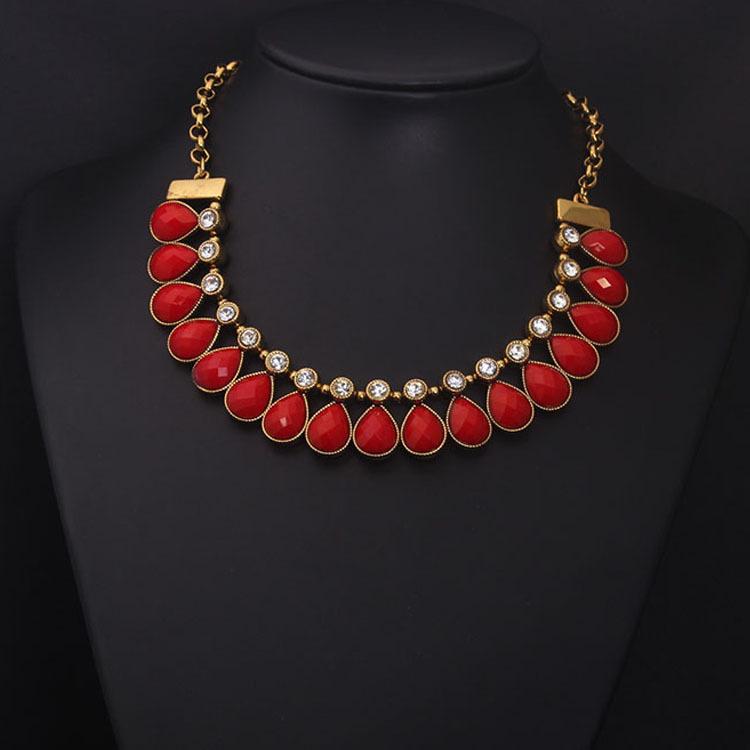 6-цветное многослойное плетеное короткое ожерелье на ключицу с цветочным узором, преувеличенные модные женские аксессуары