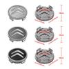 OKKU5 4pcs Auto Car Wheel Center Hub Caps Rim Caps Covers emblem For Citroen C5 X AIRCROSS C3 C4 C2 Berlingo Jumper Dispatch ami C4L