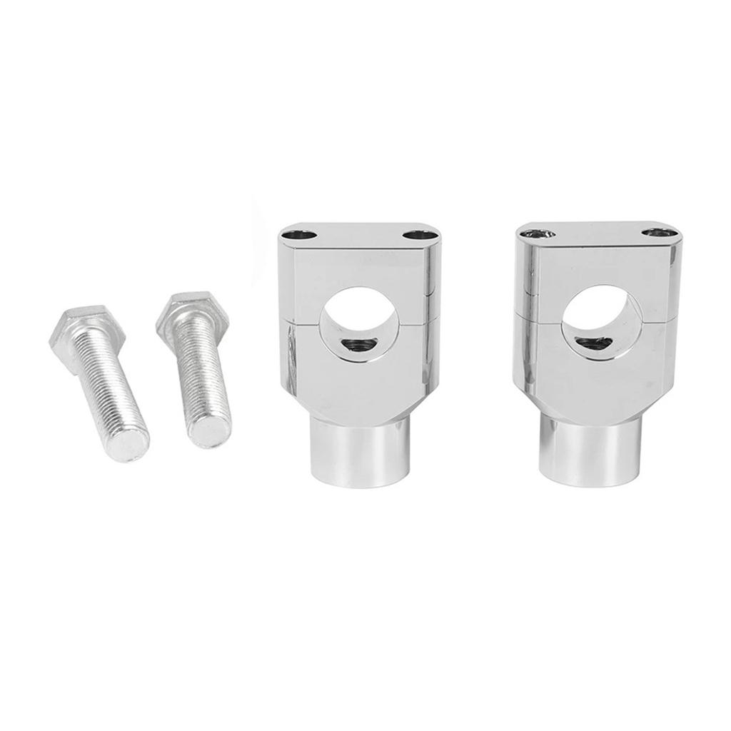 Motorcycles 7/8" 1" Handlebar Mount Holder Clamp Adaptor 10mm Thread For Motorcycles ATV Scooter Black