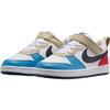 Nike Court Borough Low Recraft TD White Thunder Blue Light Crimson Baby Sneakers Blue-Beyond DV5458-124