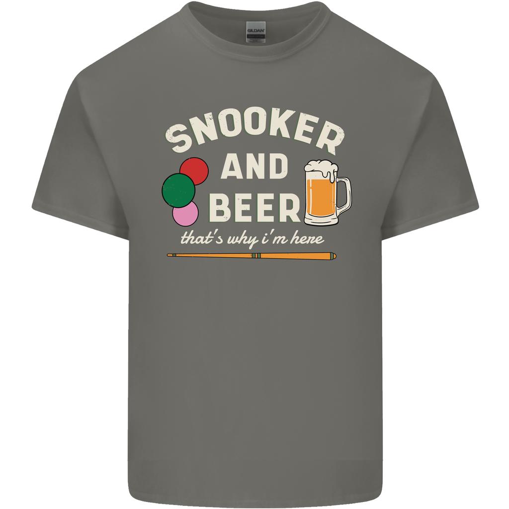 Snooker and Beer Thats Why Im Here Unisexs Light Cotton TShirt