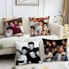 Квадратная наволочка для подушки Rock-one Direction, двусторонняя, из плюша – Для автомобиля, дивана, спальни, идеальна в качестве подарка.