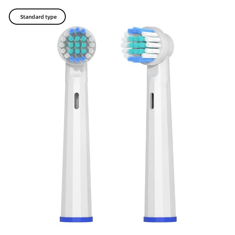 Подходит для электрической зубной щетки Oralcare B, Головки зубной щетки Dental-b, Вращающиеся, Медные щетинки DuPont, Высокая степень скругления, Нейтральные сменные головки