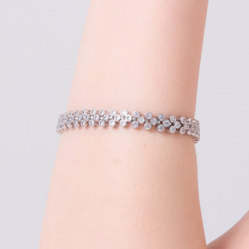 ELLE Jewelry Роскошный теннисный браслет ELBRBB102