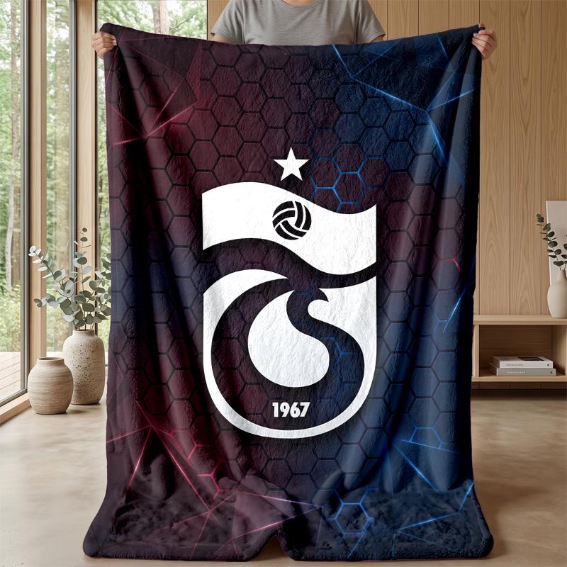 Trabzonspor FC Soft Flannel Fleece Blanket Lightweight Cozy Warm Throw Blanket For Sofa Bed Home Decor