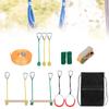 Children Climbing Rope Set Anti-Slip Kids Obstacle Course Slackline Outdoor Fitness Equipment