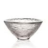 Japanese hammer grain glass tea cup crystal transparent cup Kung Fu tea set home owner small tea cup tea bowl G