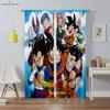 Аниме Мультяшные Шторы с Принтом, Шторы из Полиэфирного Волокна с Кулиской, Детская Комната, Декоративные Шторы для Общежития, Машинная Стирка,