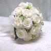 Свадебный букет Искусственные цветы Букет роз Искусственные цветы Шелковые пластиковые искусственные розы Свадебный букет для дома Садовая вечеринка Свадебные украшения