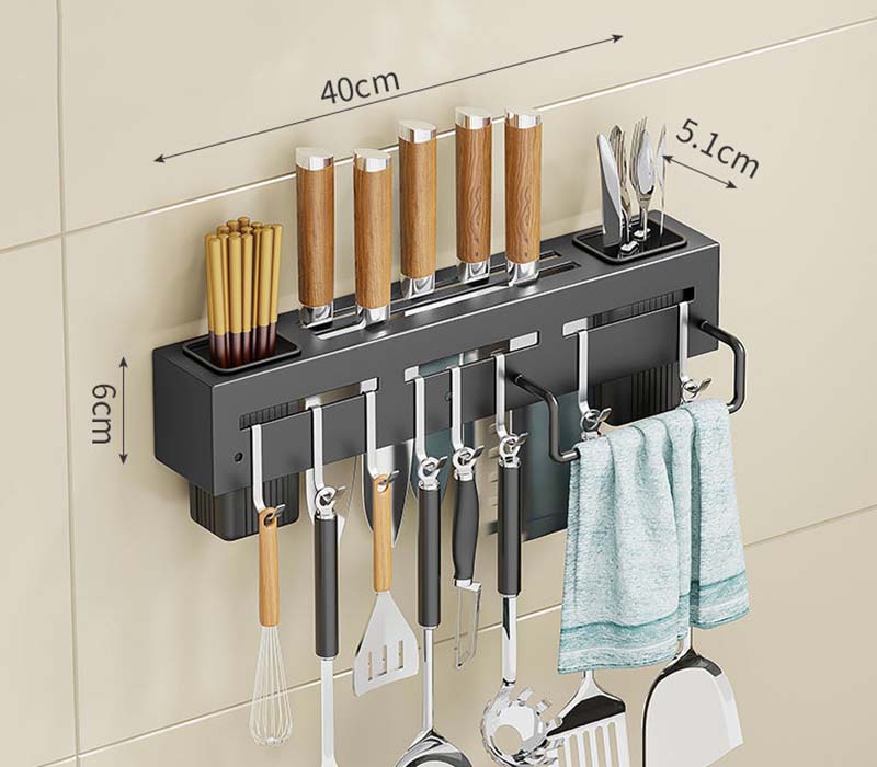 Держатель для ножей из нержавеющей стали, палочки для еды без ударов, трубчатая вставка, нож, кухонная стойка, бытовая многофункциональная стойка для хранения