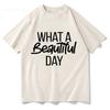 What A Beautiful Day T-shirt Lauren Spencer Smith Fashion Graphic TShirt Unisex High Quality Aesthetic Vintage 100_ Cotton Tees