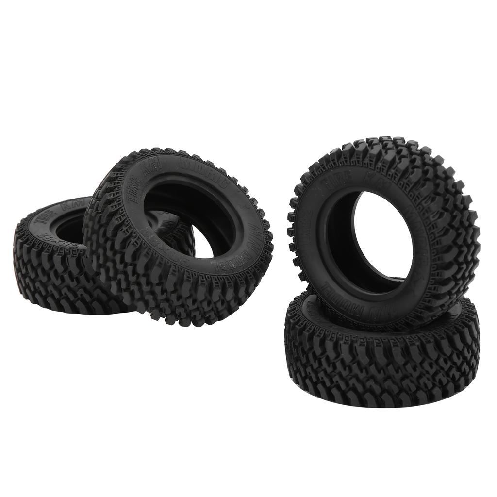 4 шт. RC Резиновые Колеса Шины Передние и Задние Шины для MN86 112 RC Гусеничных Моделей Запчасти для Модернизации