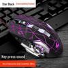 Free Wolf V5 Wired Gaming Mouse - Luminous Mechanical Design