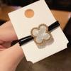 Fashion Headwear Simple Hair Rope Temperament Hair Ring Female Hair Accessories Clover Vintage Korean Head Rope  Accessories