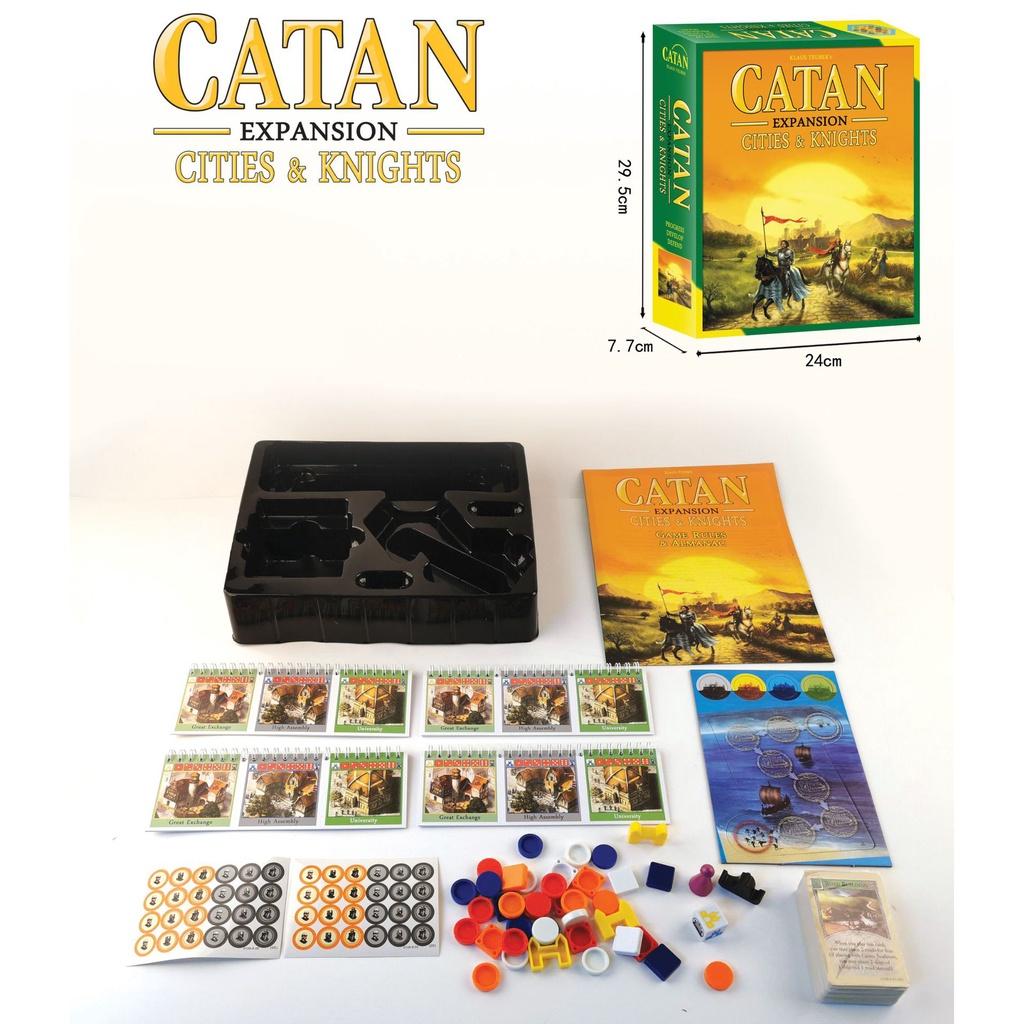Дополнение к настольной игре Catan Набор для 5-6 игроков для семейного веселья и досуга Медная бумага и пластиковый материал