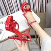 Women Summer Sandals Platform Sandals High-heeled Shoes 13cm Fashion Shows Thin Heels Plus-size Pumps Women's Shoes