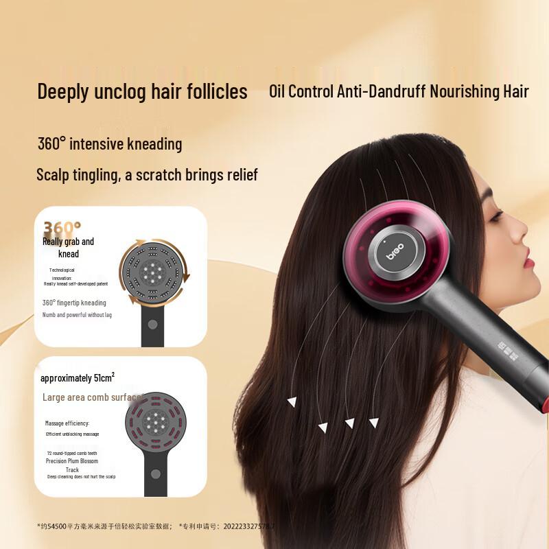 Breo Scalp 3S Smart Scalp Massager Comb (2nd Gen)