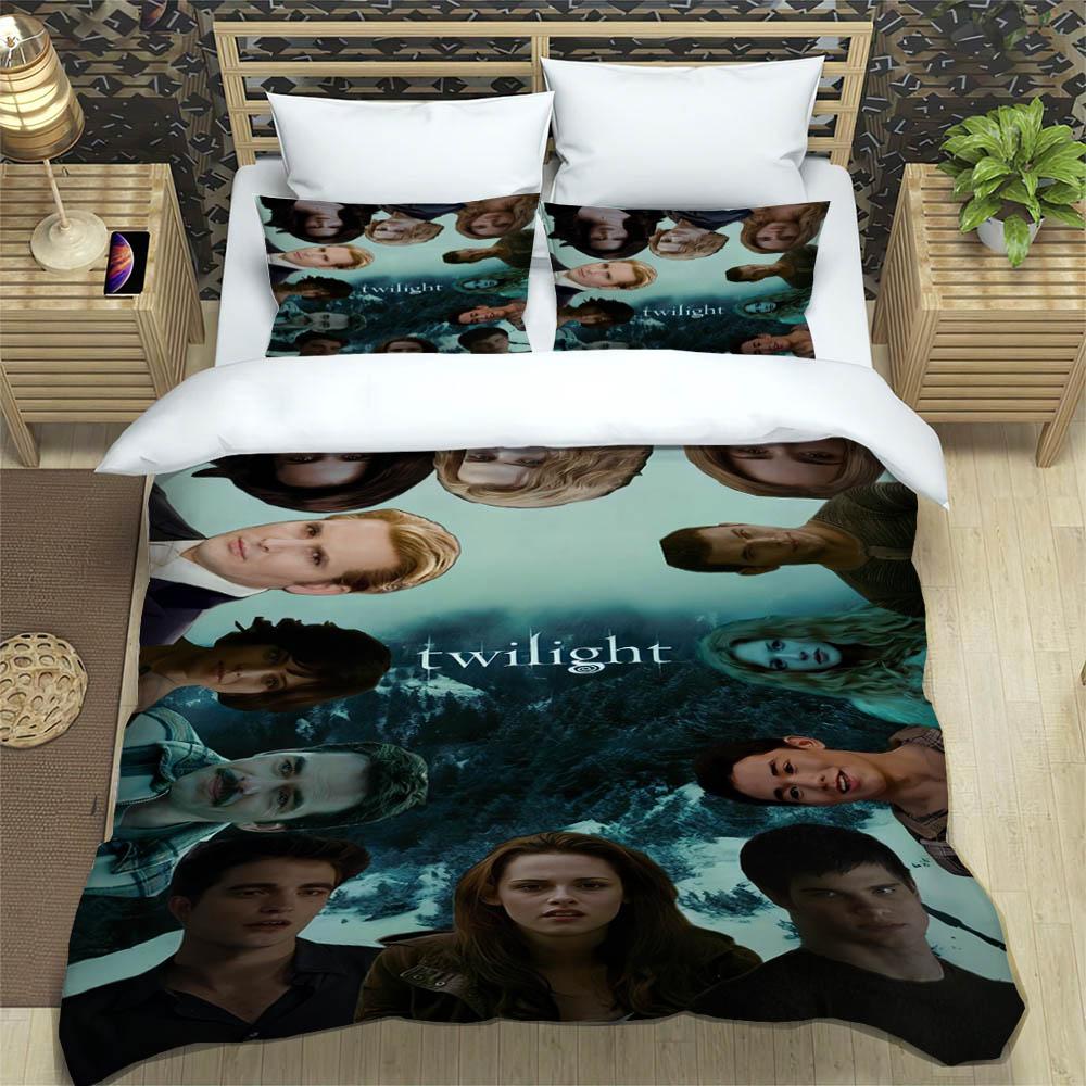 The Twilight Saga printed Bedding Sets exquisite bed supplies set duvet cover comforter set bedding set luxury birthday gift