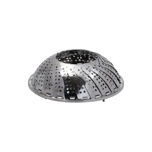 PEARL METAL Simple Use Steamer, One Size Fits 16-24cm, Stainless Steel, Dishwasher Safe, CC-1690