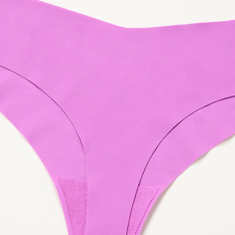 CINOON Сексуальные бесшовные женские трусики с V-образной талией, нижнее белье, стринги, нижнее белье с буквенным принтом, удобные стринги