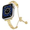 For Apple Watch Series 10 42mm/9 8 7 41mm/SE (2023) SE (2022) SE 6 5 4 40mm/3 2 1 38mm Glossy Copper Wrist Band X-Shape Watch Strap