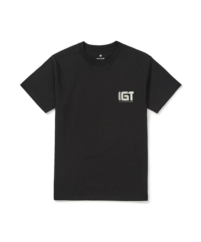 SNOWPEAK APPAREL Футболка с коротким рукавом и логотипом Igt (S24Fmbts40) черный