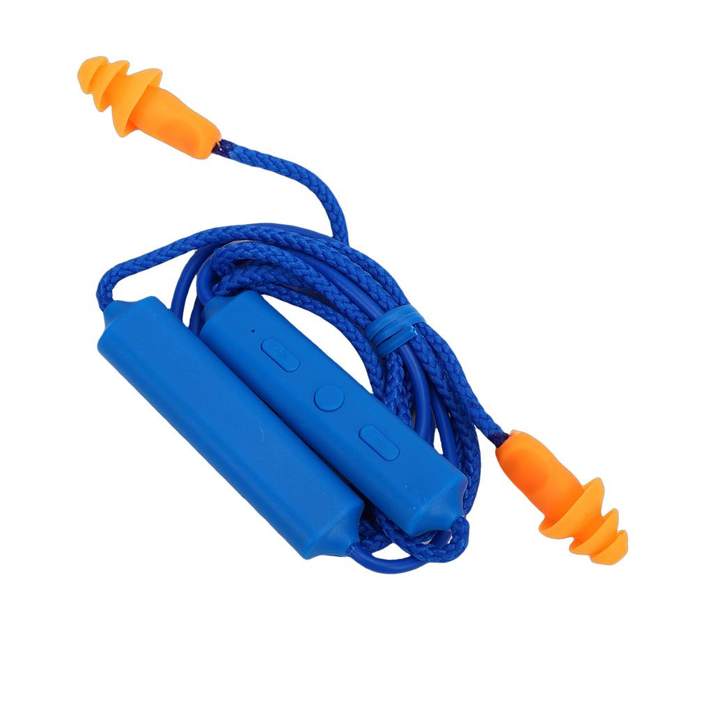 Earplug Headphone 29dB Noise Reduction IPX5 Water Proof Rechargeable Neckband Earbuds for Construction Site Workshop