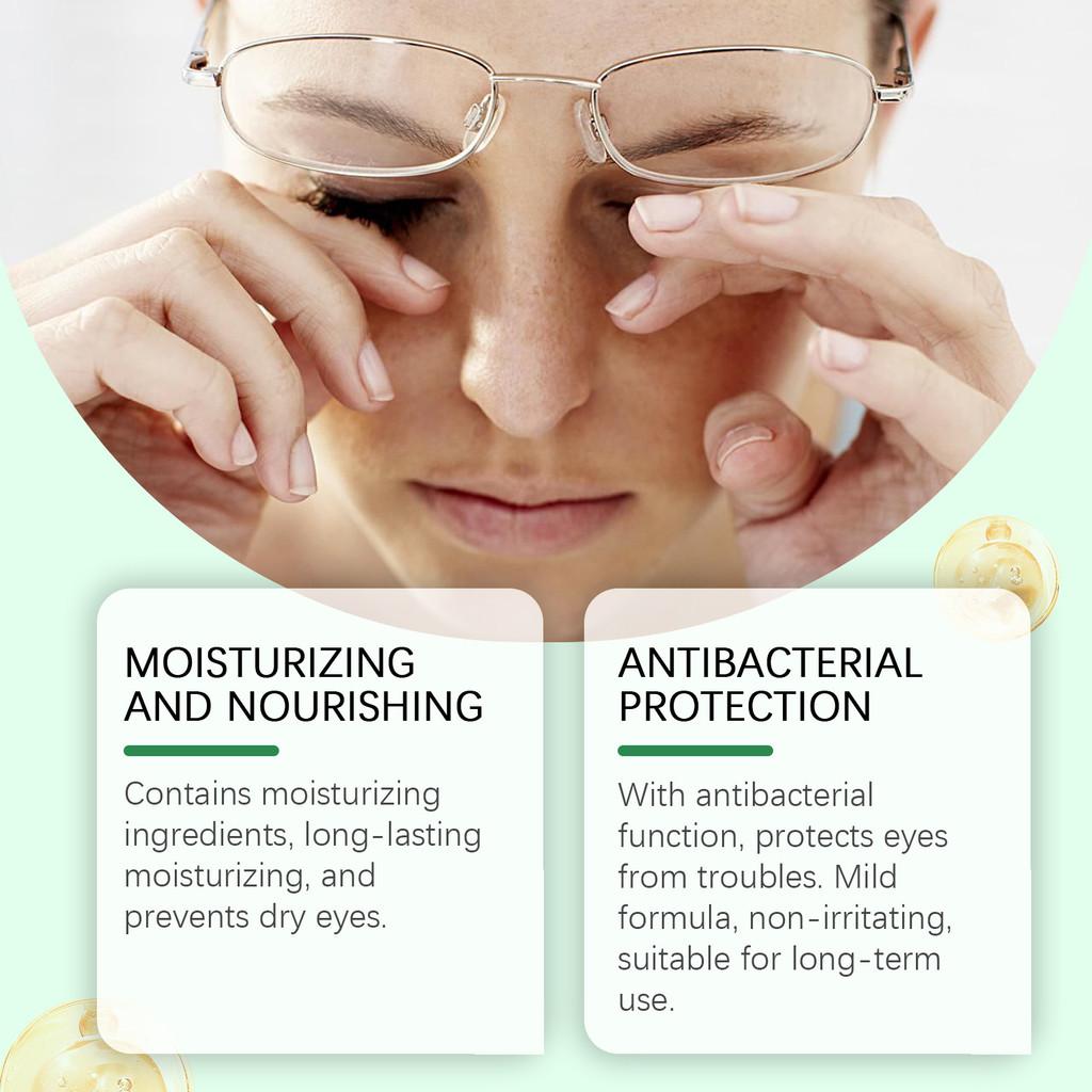 Глазные капли Ximonth Успокаивающее облегчение при сухости глаз Увлажняющее средство для глаз 1,5 мл Упаковка из 10 штук