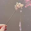Classic Chinese Plum Blossom Hair Accessory Handmade High Quality Metal Daily Party Festival Matching Women Hair Stick Hair Clip