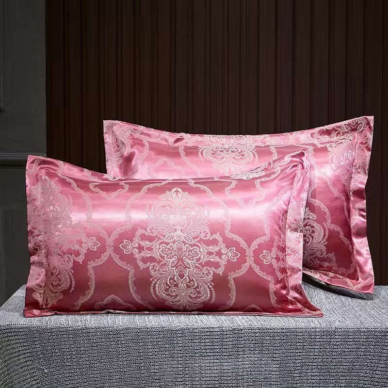 1 пара наволочек-конвертов из атласного жаккарда Tribute, наволочки для взрослых размером 48*74 см, наволочки для комфорта на весну/лето, наволочки без вставок