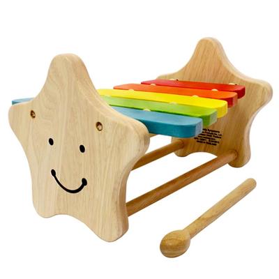 Edutē Boiler Smiley Xylophone Ксилофон Деревянная игрушка Развивающая игрушка Музыкальный инструмент Звуковая игрушка Подарок на день рождения для детей 1 года Мальчики Девочки